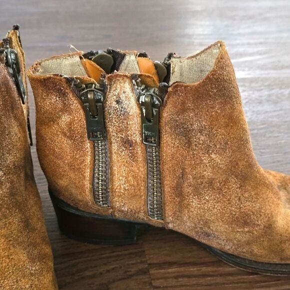 FREEBIRD by Steven Brown Suede “Clash” Ankle Booties sz9 - Picture 4 of 10